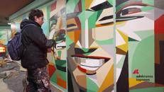 Saipem: con 'Trame di futuro' l'arte partecipata ridà vita al sottopasso di Rogoredo a Milano