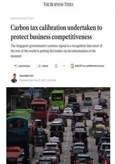 Singapore: Caution in decarbonization to maintain global competitiveness