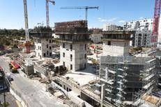 Il cantiere per la realizzazione della nuova Biblioteca europea di informazione e cultura (Beic) a Milano - (Ipa)