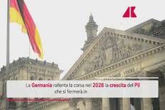 Germania rallenta la corsa nel 2026: crescita Pil ferma intorno 1%