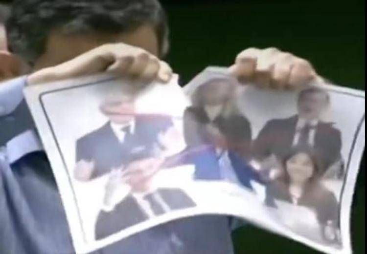 Iran, deputato straccia foto dei leader europei: c'è anche Mattarella. Tajani convoca l'ambasciatore - Video