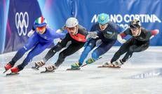 Sighel nelle qualificazioni di short track - Fotogramma/IPA