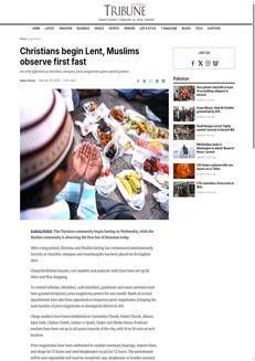 Pakistan: Christians and Muslims begin simultaneous fasting, security and anti-inflation measures strengthened.