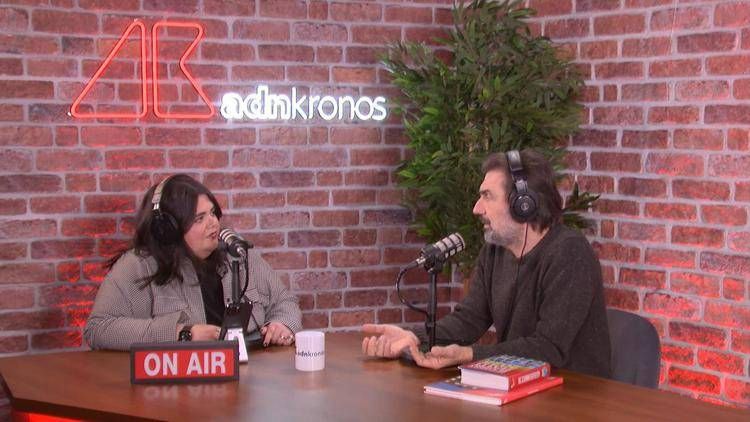 Fabrizio Gifuni negli studi dell'Adnkronos