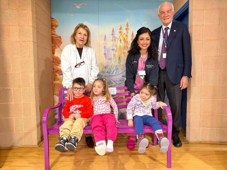 Alloca (sx) e Vigevano (dx) - Irccs San Raffaele Roma. La pubblicazione della foto allegata in cui sono presenti dei minori è autorizzata a mezzo liberatoria firmata dai rispettivi genitori