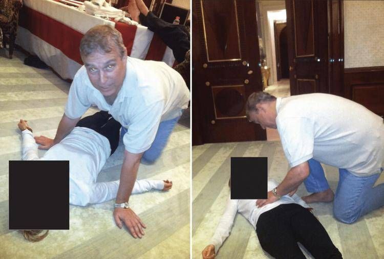 Le foto dell'ex principe Andrea contenute nei file di Epstein - Fotogramma /Ipa