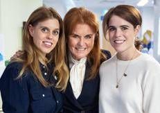 Sarah Ferguson e le figlie Beatrice e Eugenia - Fotogramma /Ipa