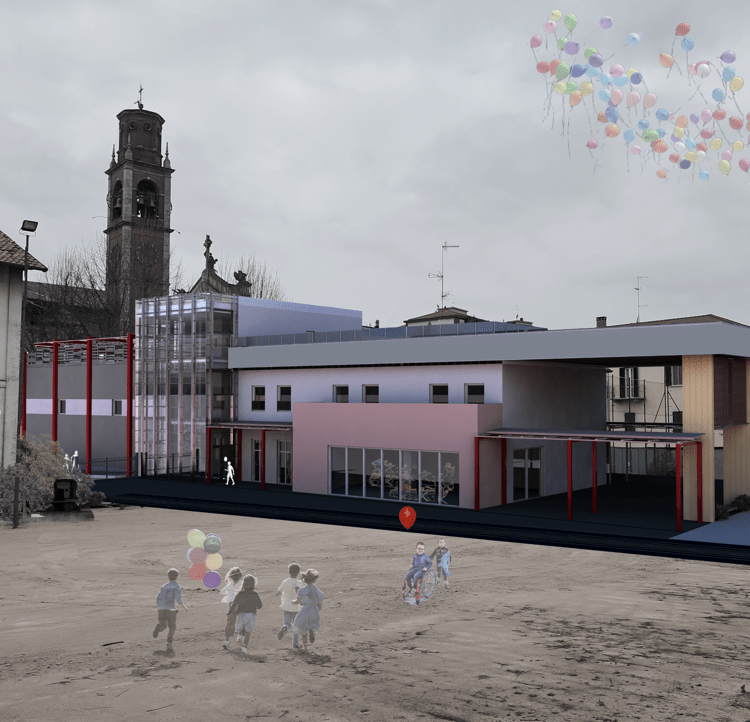 La posa della prima pietra del nuovo oratorio simboleggia e racchiude la grande sfida della comunità parrocchiale dei Santi Ippolito e Cassiano