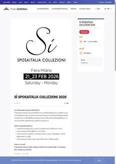 Thailand: Milan hosts Sì Sposaitalia Collezioni 2026, a key event for international bridal fashion.