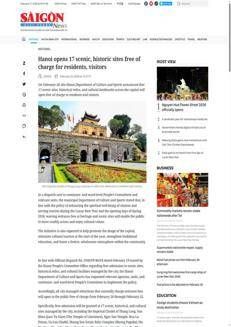 Vietnam: Hanoi offers free entry to 17 cultural and historical sites