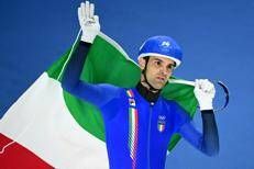 Andrea Giovannini a Milano Cortina - Afp