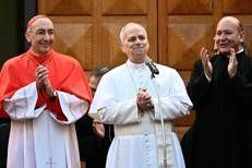 Papa in visita alla parrocchia romana del Sacro Cuore: 