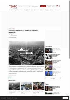 Indonesia: The Istiqlal Mosque, a symbol of independence, celebrates its annual day.