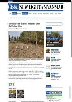 Myanmar: Scoperti e disinnescati razzi a corto raggio nella regione di Yangon