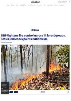 Thailand: DNP intensifies forest fire monitoring with over 3,000 surveillance points and a war room
