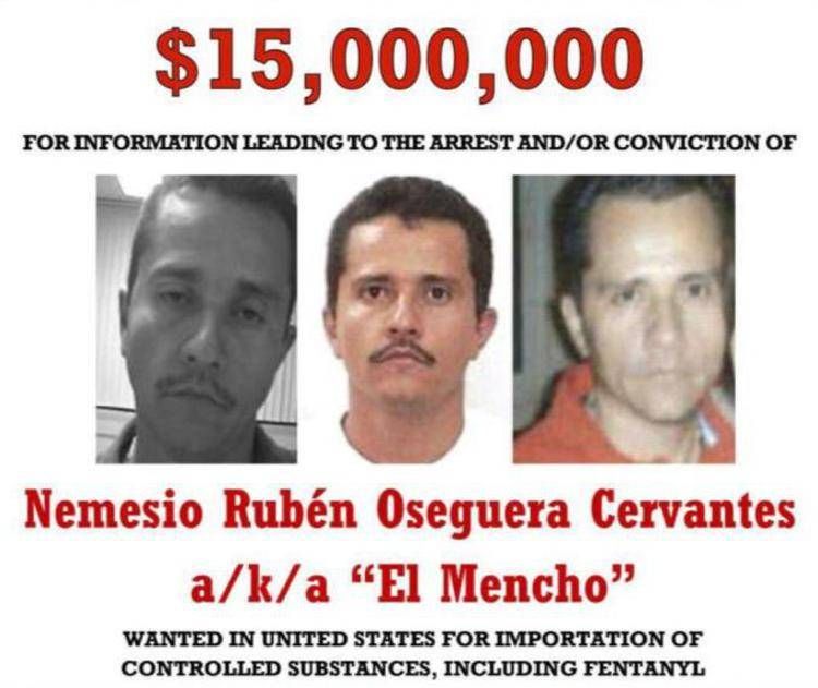 La taglia su Nemesio 'El Mencho' Oseguera
