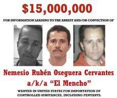La taglia su Nemesio 'El Mencho' Oseguera