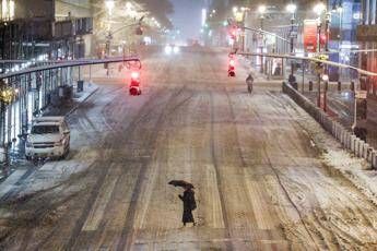 Neve a New York - (Afp)