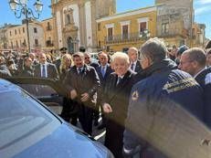 Il presidente della Repubblica Mattarella a Niscemi