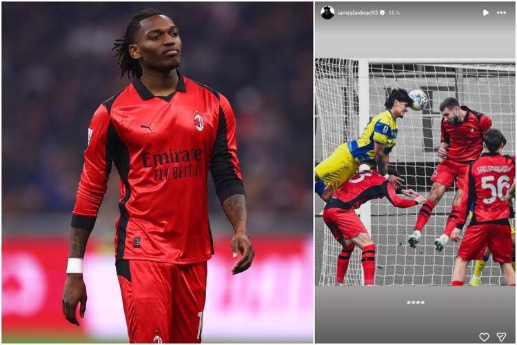 Rafa Leao e il gol di Troilo - Ipa/Fotogramma e Instagram