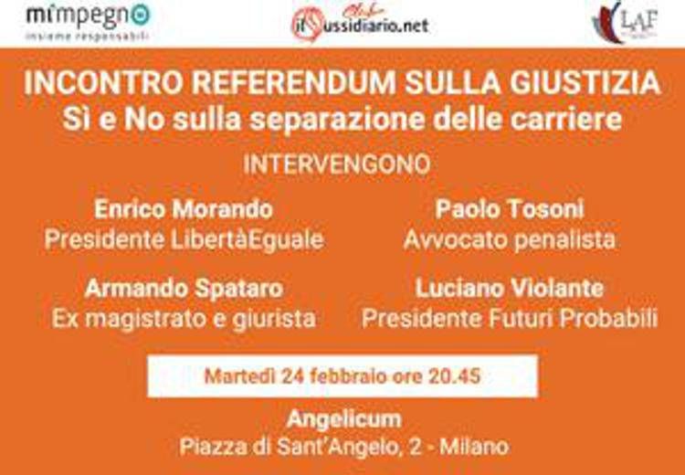 Referendum: 'IlSussidiario.net', domani incontro a Milano su 'Capire per Scegliere'