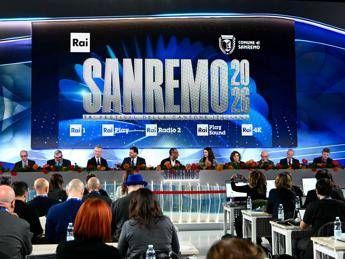 La conferenza stampa del Festival di Sanremo (Ipa)
