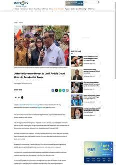 Indonesia: Jakarta tightens rules on paddle court opening hours to reduce noise