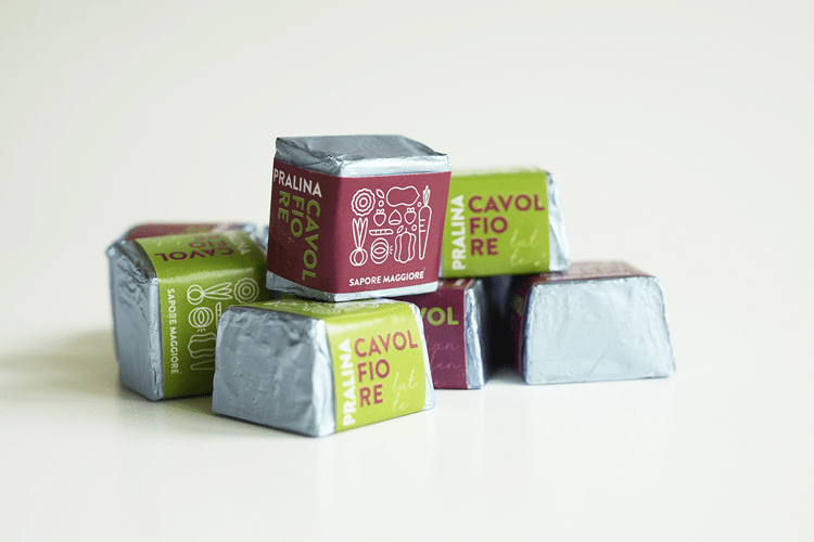 Quando il cioccolatino è gastronomico, dal formaggio al cavolfiore la 'sfida' di Giraudi