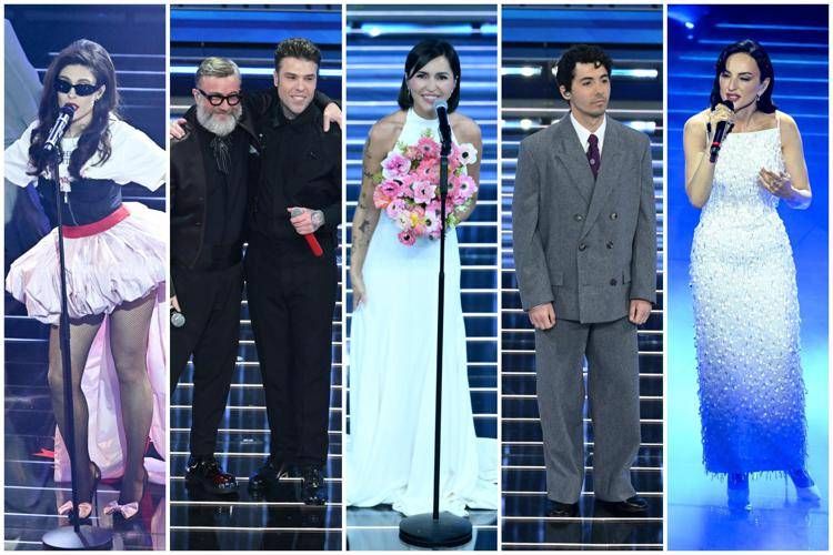 top 5 prima serata sanremo