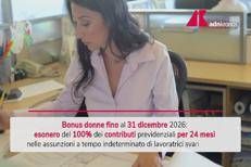 Bonus donne rinnovato per il 2026, come funziona