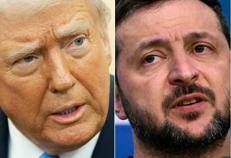 Donald Trump e Volodymyr Zelensky - Afp