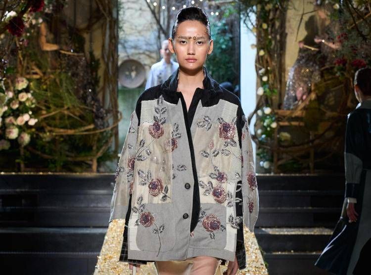 Uno dei look di Antonio Marras per il prossimo autunno-inverno