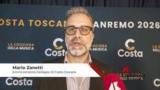 Sanremo: Zanetti (Costa Crociere), 'costruiamo esperienze iconiche che uniscono musica e turismo'