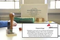 Legge elettorale, centrodestra deposita testo a Senato e Camera: proporzionale e premio al 40% - Adnkronos /Fotogramma