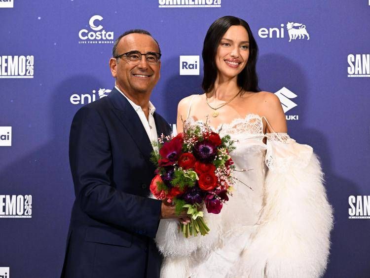 Carlo Conti e Irina Shayk - Ipa