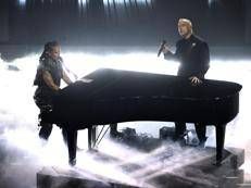Alicia Keys e Eros Ramazzotti a Sanremo 2026 - Fotogramma /Ipa