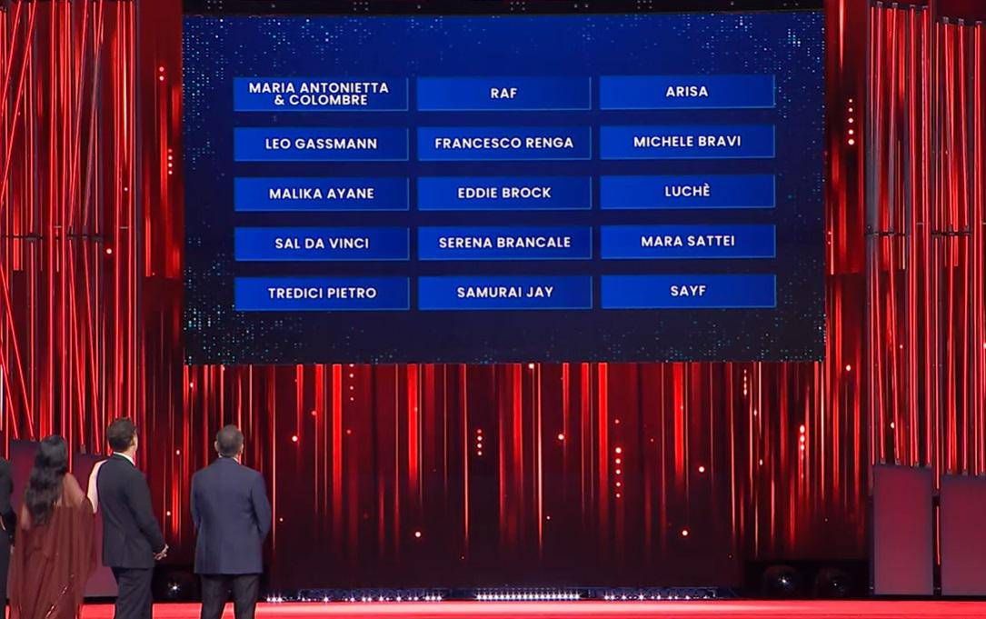 Sanremo, ecco la classifica della terza serata: i 5 cantanti al top per televoto e radio