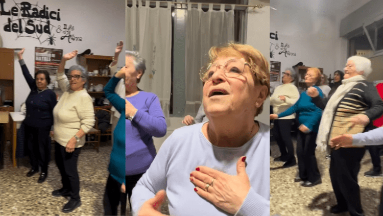 Sanremo, le nonne di Ostuni 'scatenatissime' sulle note di Sal Da Vinci ed Elettra Lamborghini