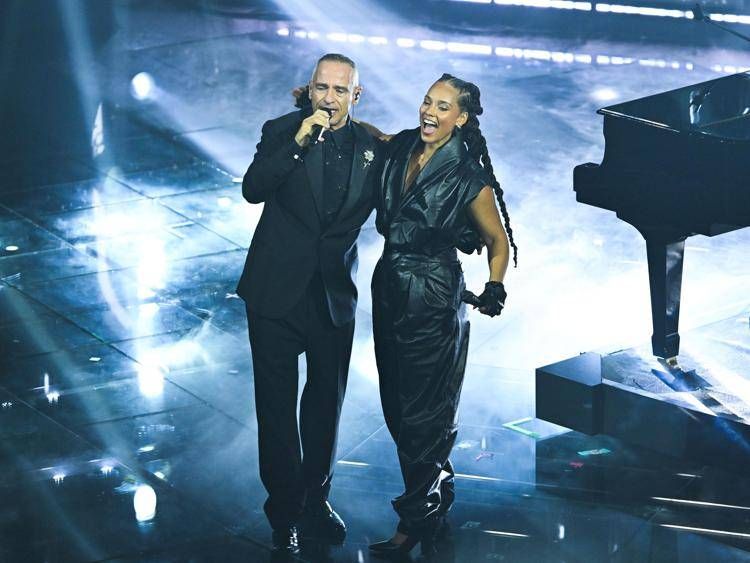 Eros Ramazzotti e Alicia Keys - fotogramma/ipa