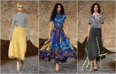 Tre look di Moschino per la fall-winter 2026