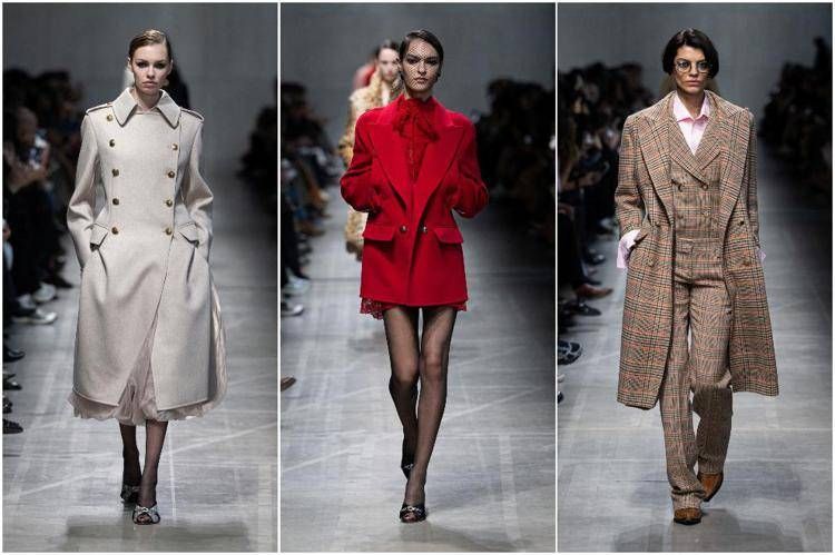 Tre look della fall-winter 2026/27 di Ermanno Scervino
