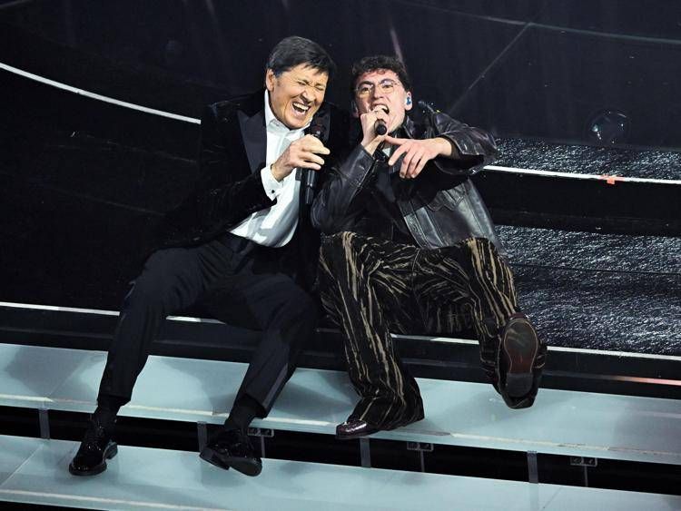 Gianni Morandi e Tredici Pietro - fotogramma/ipa