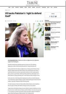 Pakistan: Washington supports air strikes against Afghanistan