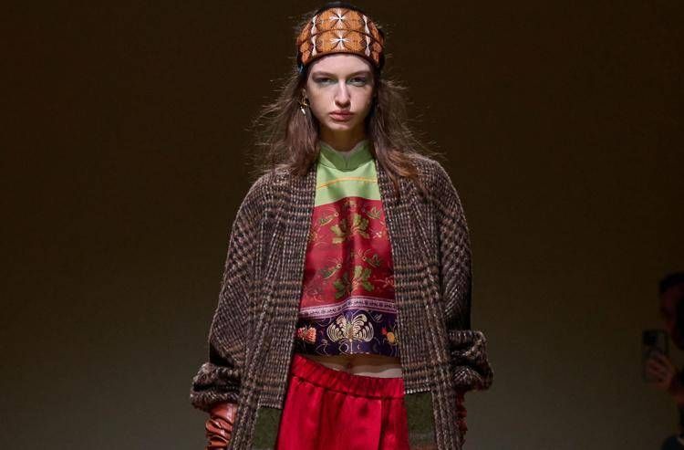 Un look in passerella da Hui Milano