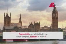 Nuove regole per chi viaggia nel Regno Unito