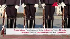 Vigilanza rafforzata in Italia, 28mila gli obiettivi sensibili