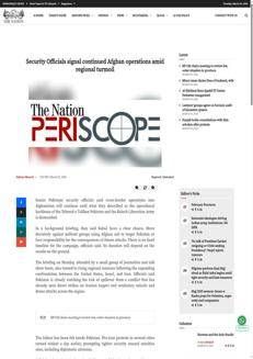 Pakistan: Cross-border operations to continue as country monitors regional tensions and Indian threat