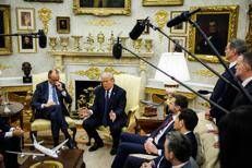 Merz e Trump alla Casa Bianca (Fotogramma/Ipa)