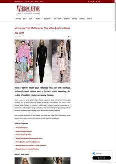 India: La Settimana della Moda di Milano 2026 celebra l'innovazione e l'influenza indiana