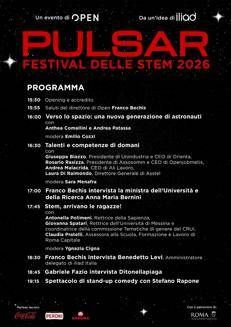 Iliad e Open lanciano 'Pulsar – Festival delle Stem 2026': generazioni e idee che illuminano il futuro